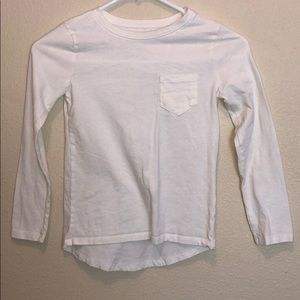 Children’s place long sleeve off white shirt